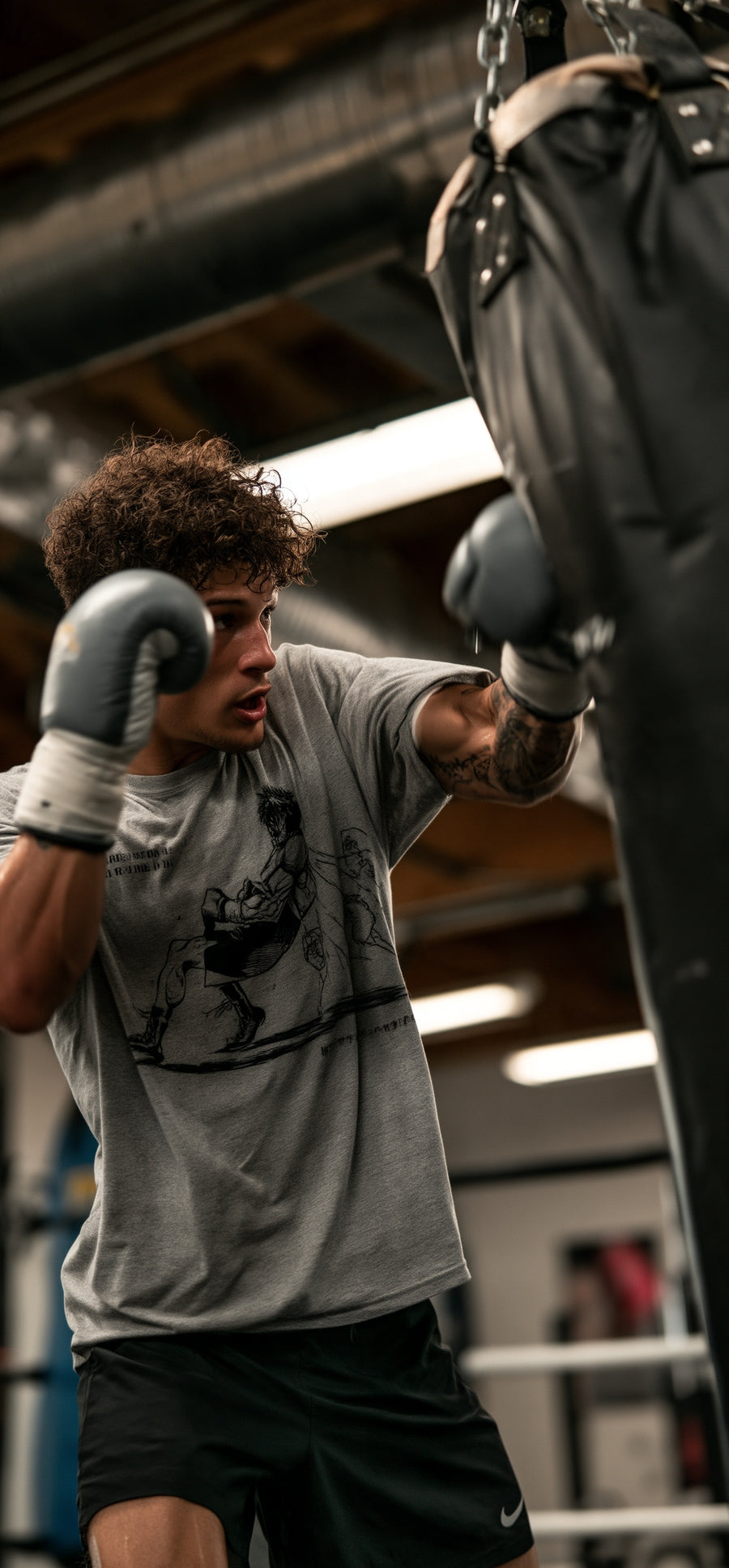 FIGHTLAB - NEVER ALONE OVERSIZED TEE.