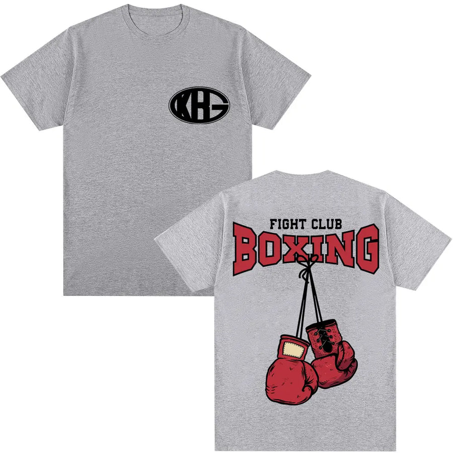 FIGHTLAB - WE LOVE BOXING TEE GREY.
